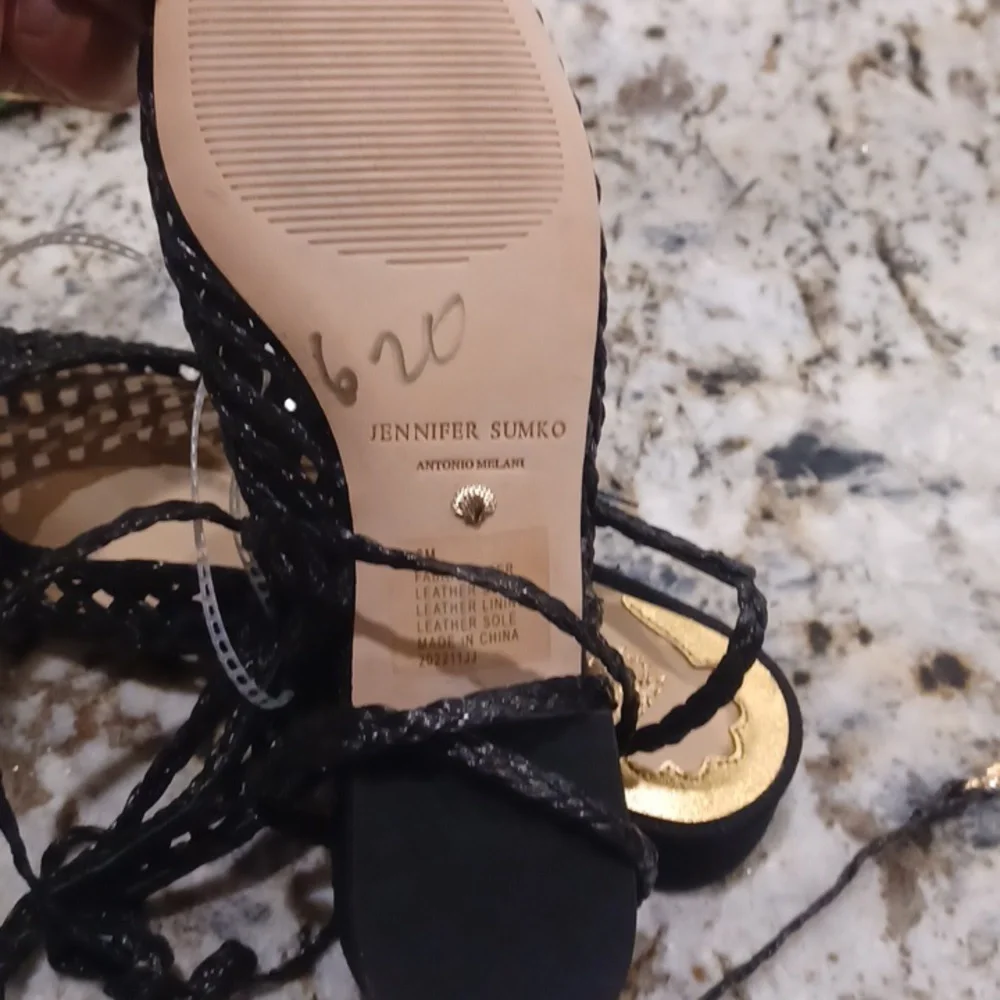 Antonio Melani x Jennifer Sumko, the Newport Women's Lace-Up Dress Flats sandals - Picture 8 of 10